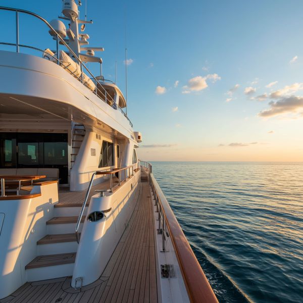 Experienced marine specialist on French Riviera with yachts in background